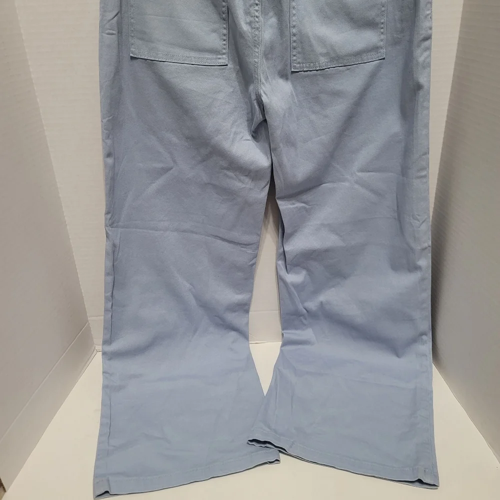 NWT Dokotoo Iceland Blue Wide Leg Women's Pants 27"Waist Size 4 - Picture 7 of 16